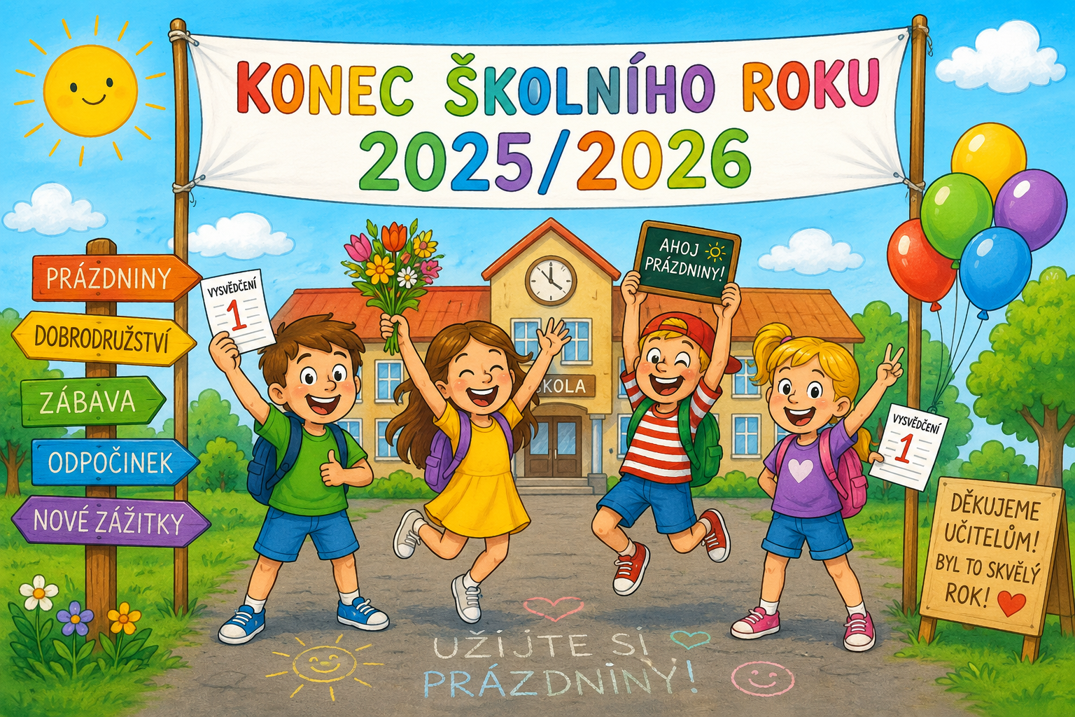 Slavnostní ukončení školního roku 2025/2026